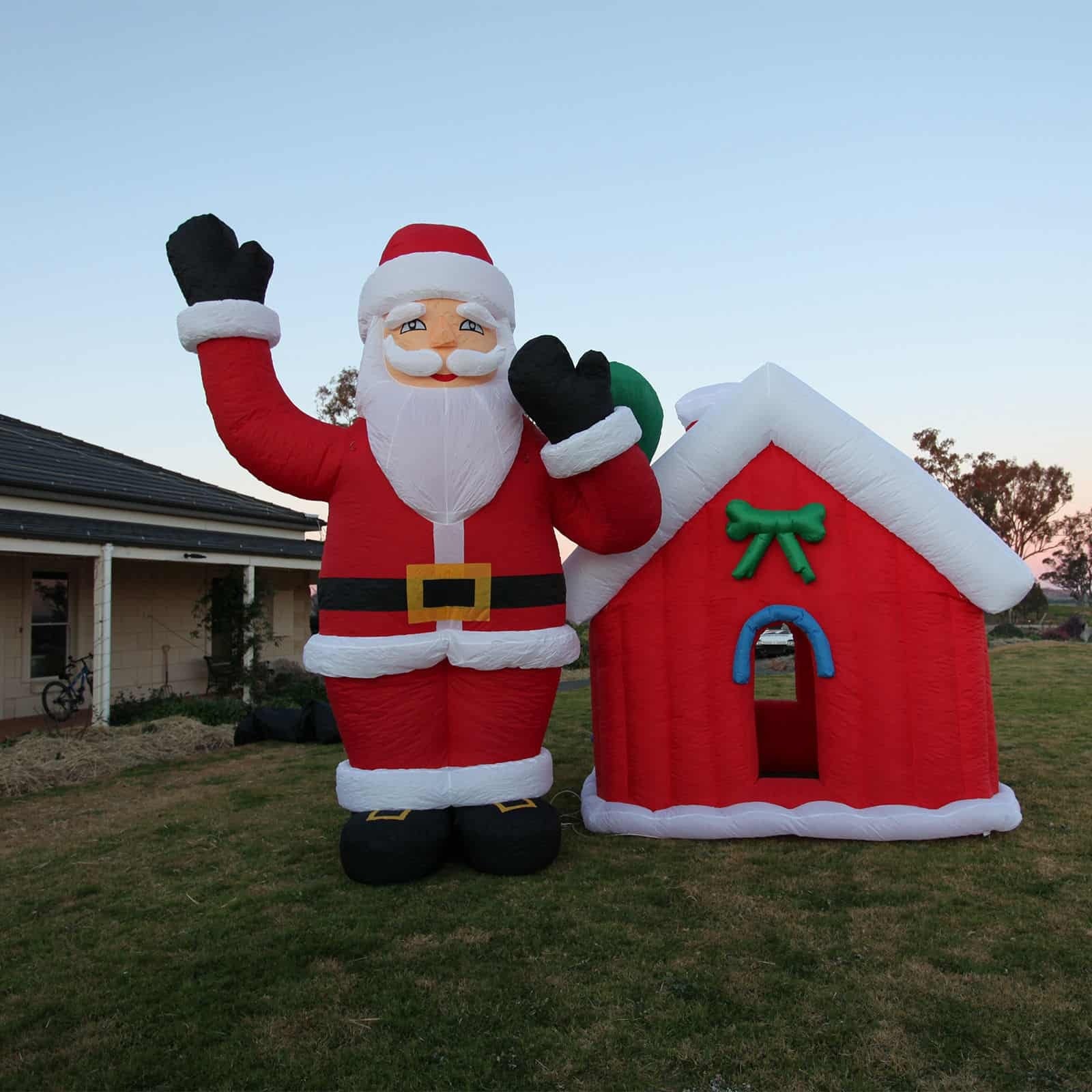3m x 3m Santa's House Christmas Inflatable -