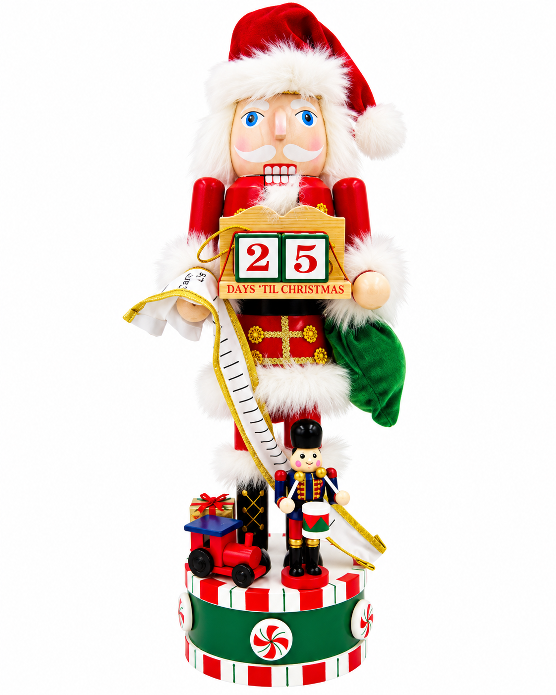 Santa and his list Nutcrackers 38cm