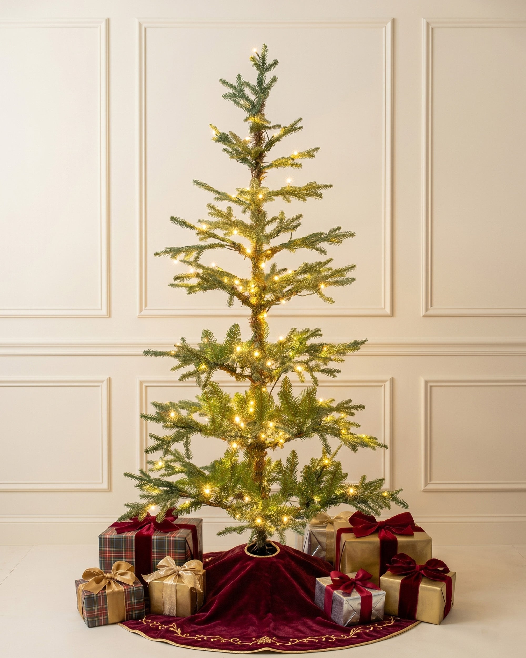 Scandinavian Fir 5ft/150cm Pre-Lit Christmas Tree