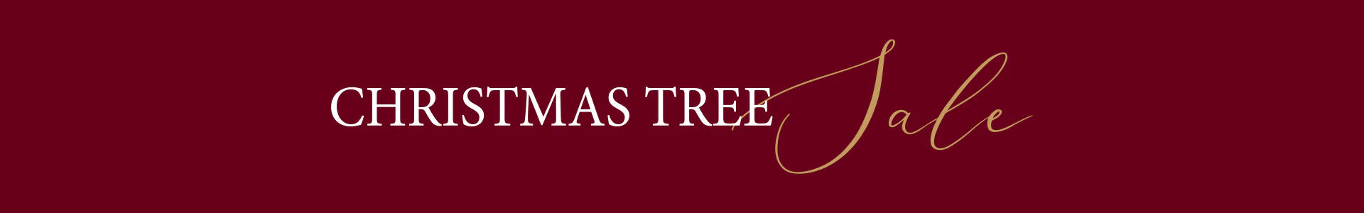 christmas tree sale banner