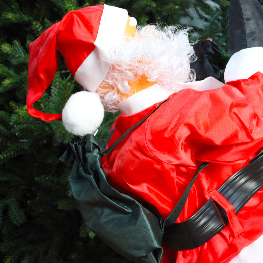120cm Santa Claus Climbing And Sitting Without Rope