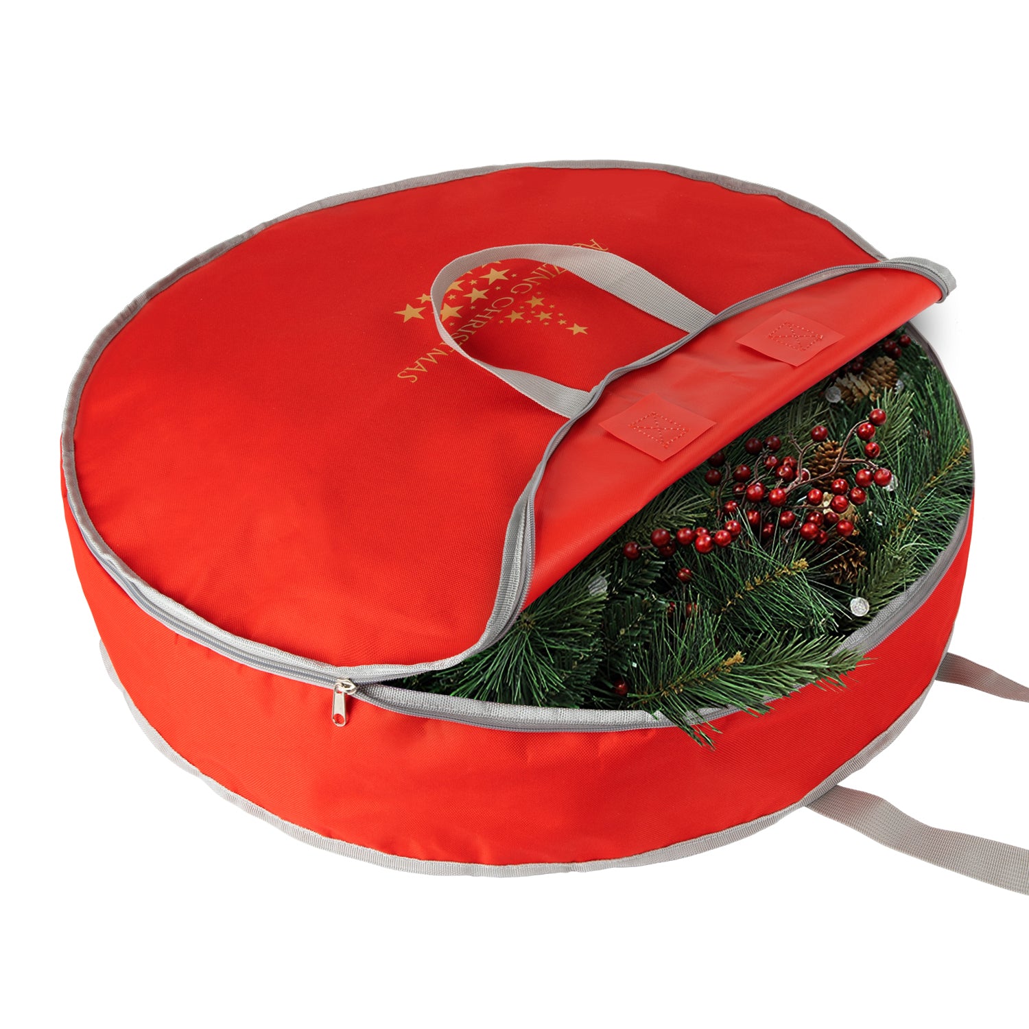 2 X Christmas Wreath Storage Bag 64cm