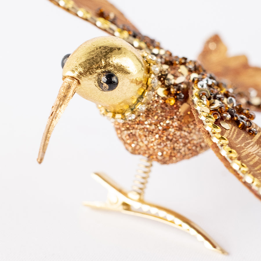 Hummingbird Clip Metalic Bronze 17.5CM