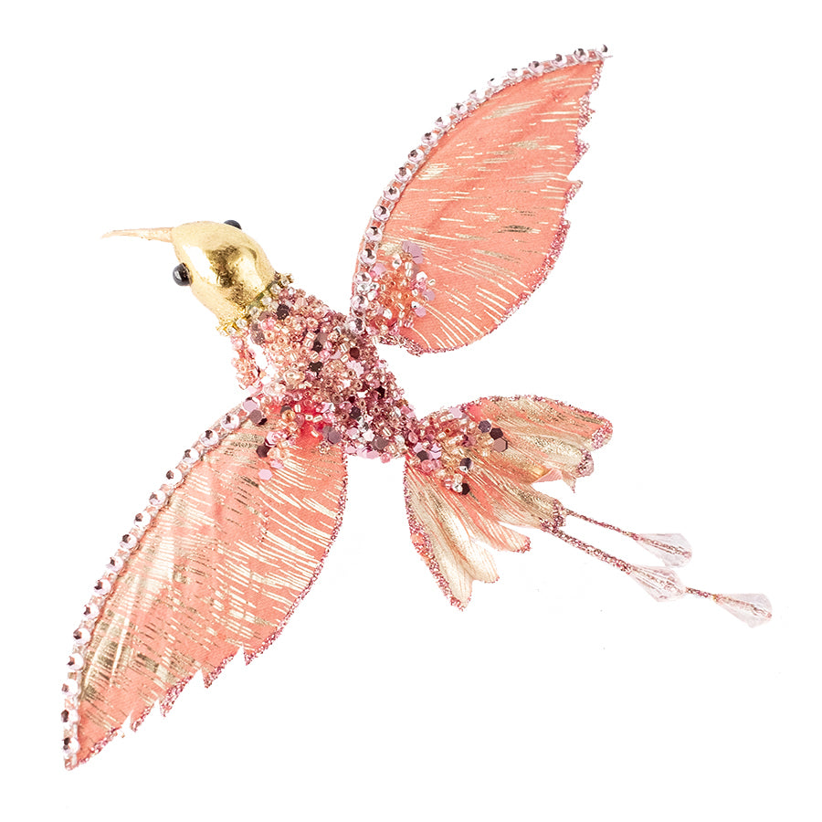 Hummingbird Clip Metalic Pink 17.5CM