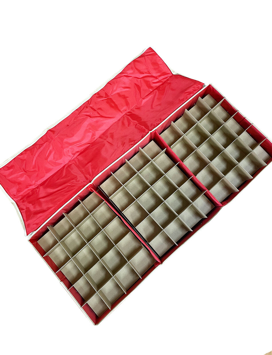 Christmas Bauble Ornament Storage Bag Under Bed
