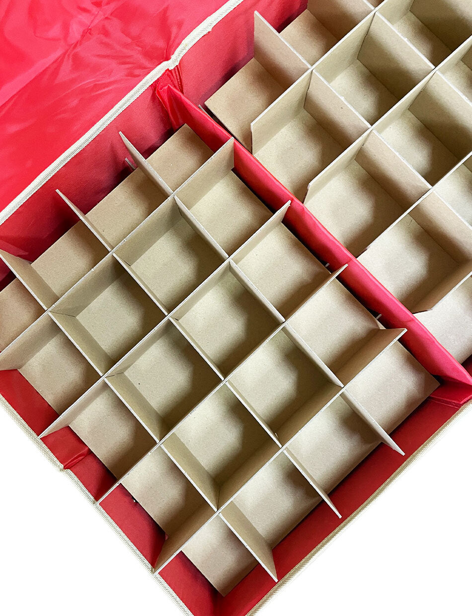 Christmas Bauble Ornament Storage Bag Under Bed