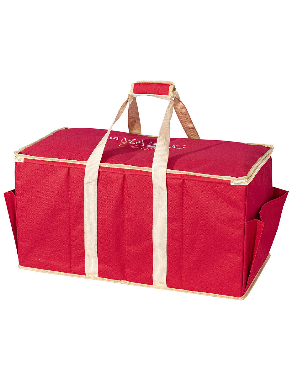 Premium Christmas Bauble Ornament Storage Bag 128 Cells