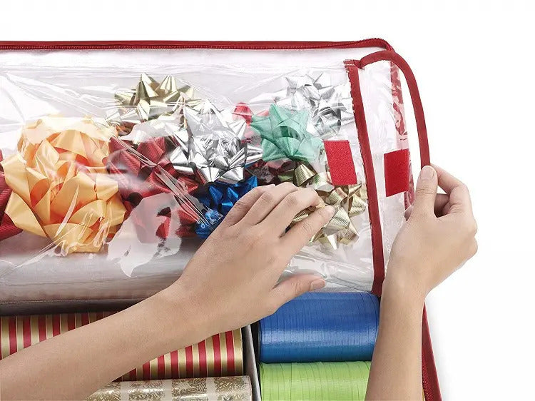 2 X Christmas Wrapping Paper Organiser