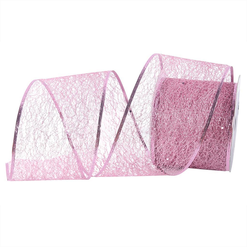 PINK Mesh Ribbon 10m Long