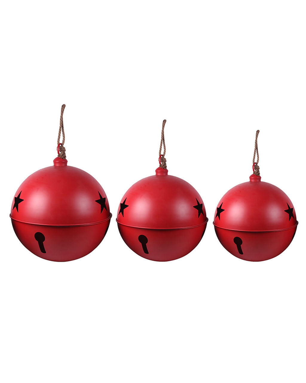 Matt Red Metal Jumbo Bells