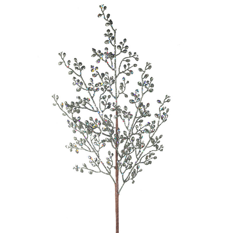 Sage Green Glitter Stem