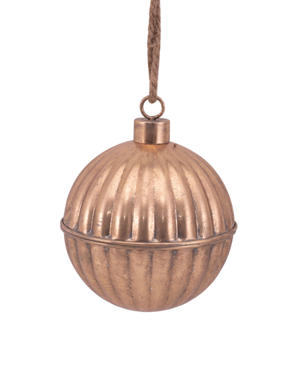 Rustic Gold Metal Bell 24cm