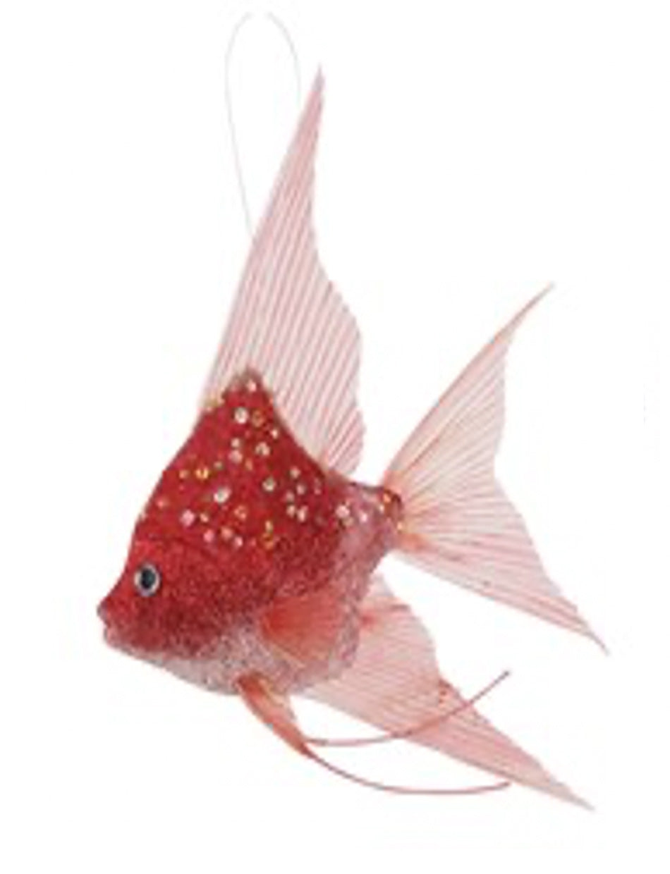 Orange Fish Christmas Tree Ornament