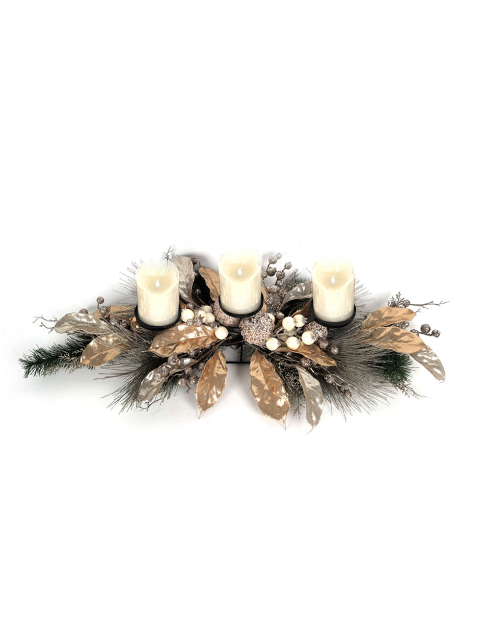 Champagne Candle Centre Piece 80cm