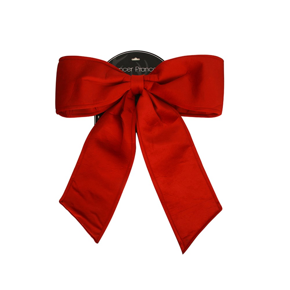 Red Velvet Wired Bow