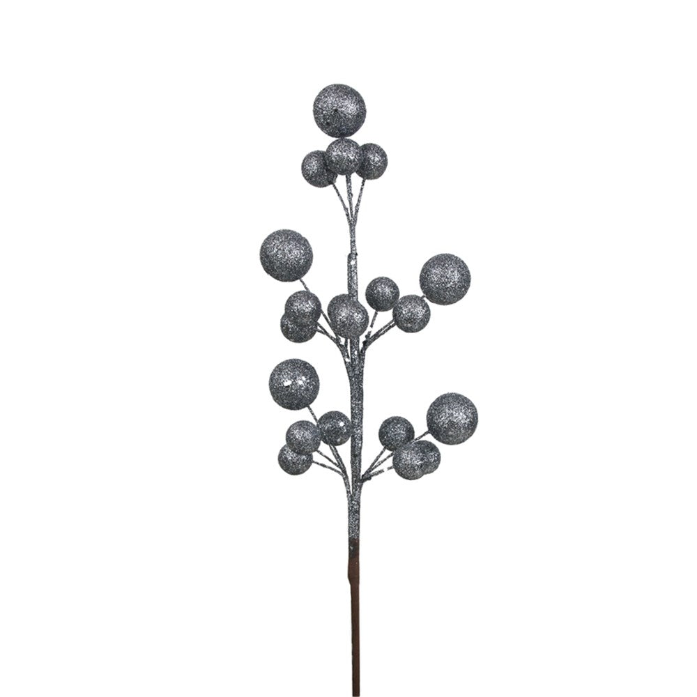 Gunmetal Glitter Balls on Pick