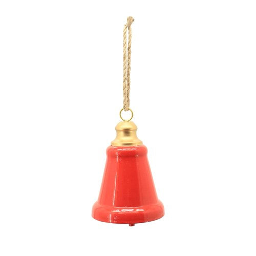 Red Metal Bell - 22cm