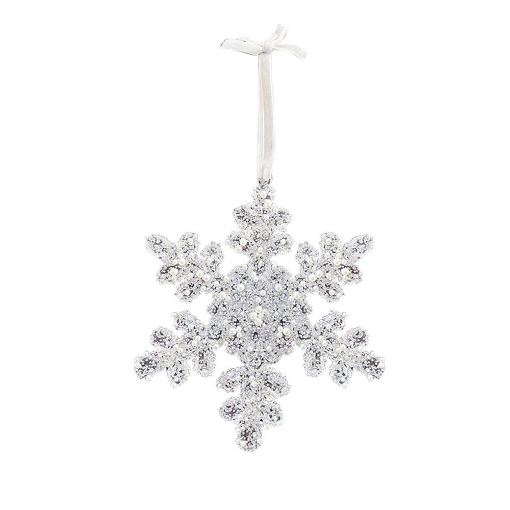 Glitter Snowflake Tree Decoration