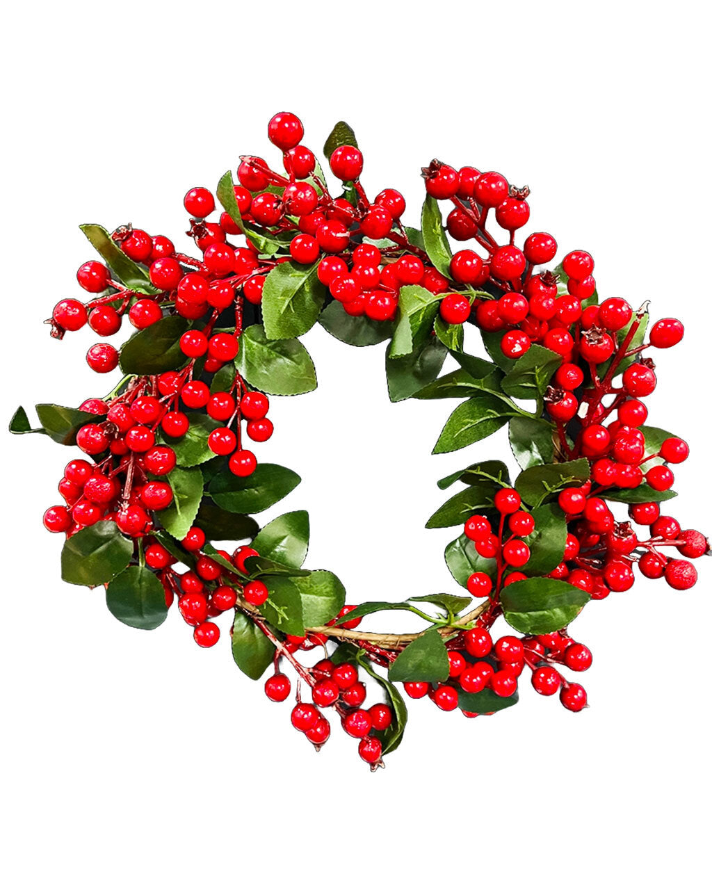 Christmas Berry Ring Wreath 22cm