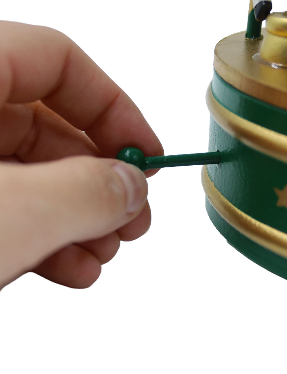 WOODEN Musical Carousel - Green
