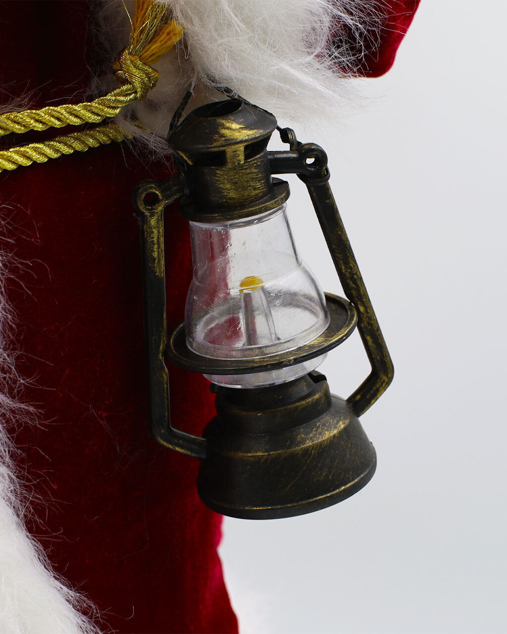 Santa Christmas Ornament 50cm Red & White