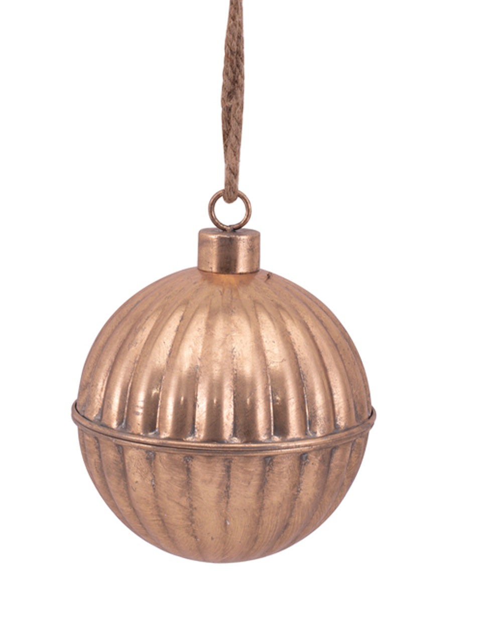 Rustic Gold Metal Bell 30cm