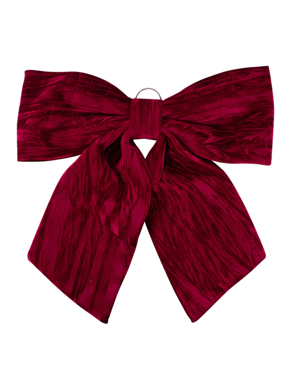 Jumbo Red Velvet Bow 67 x 72cm