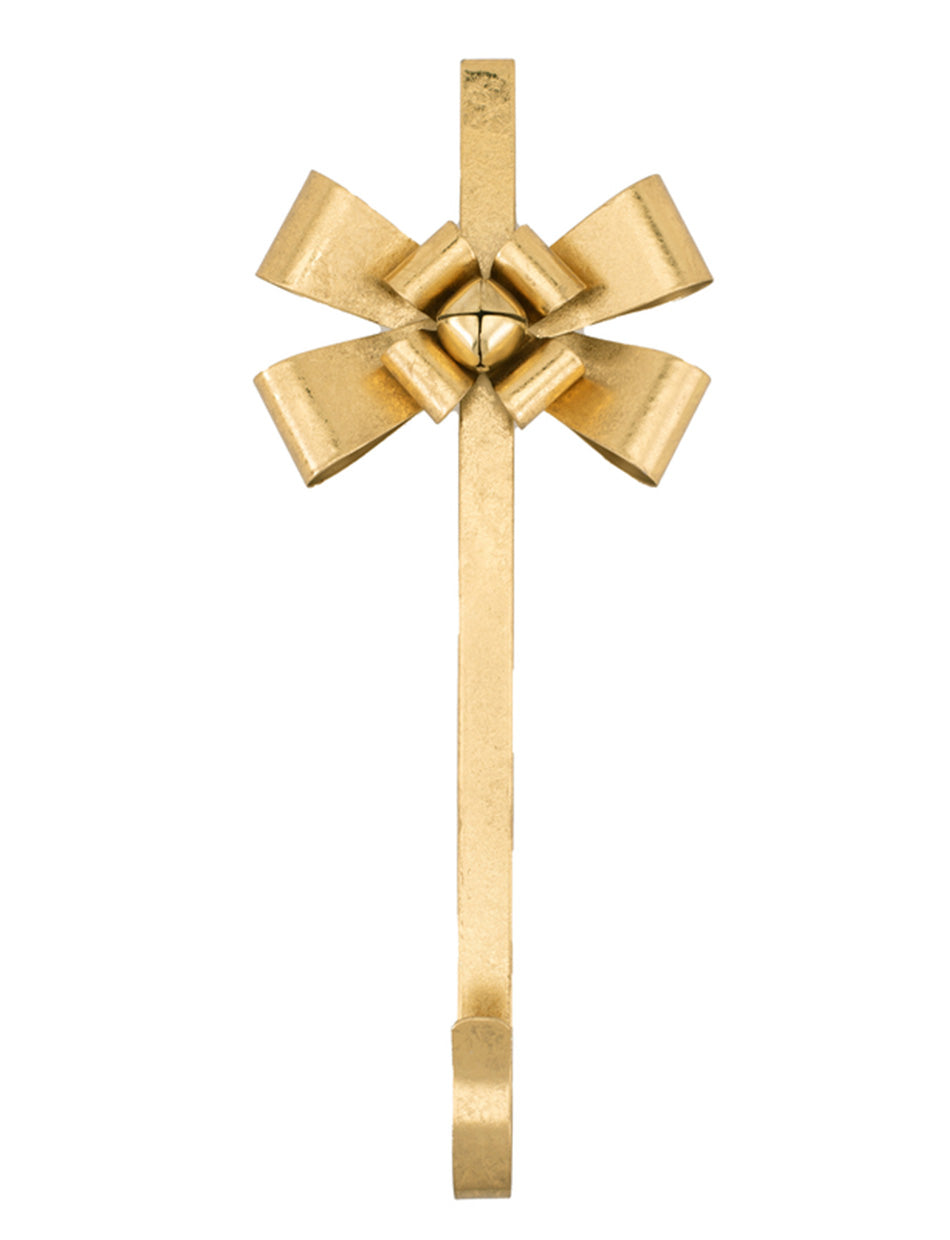 Gold Bow Christmas Wreath Holder 38cm