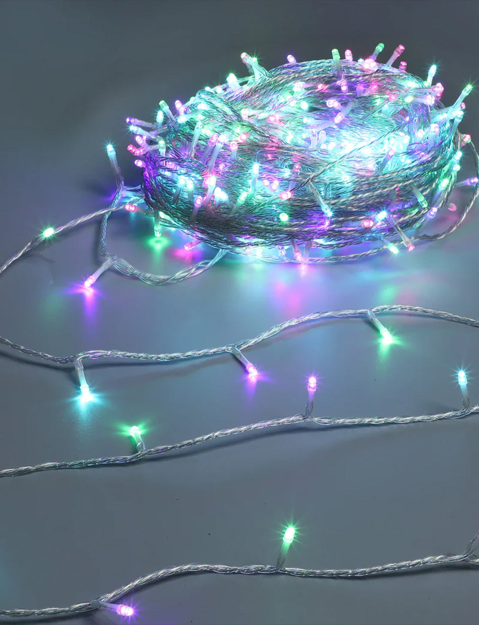 520 LED Fairy Light Chain - Clear Cable Candy
