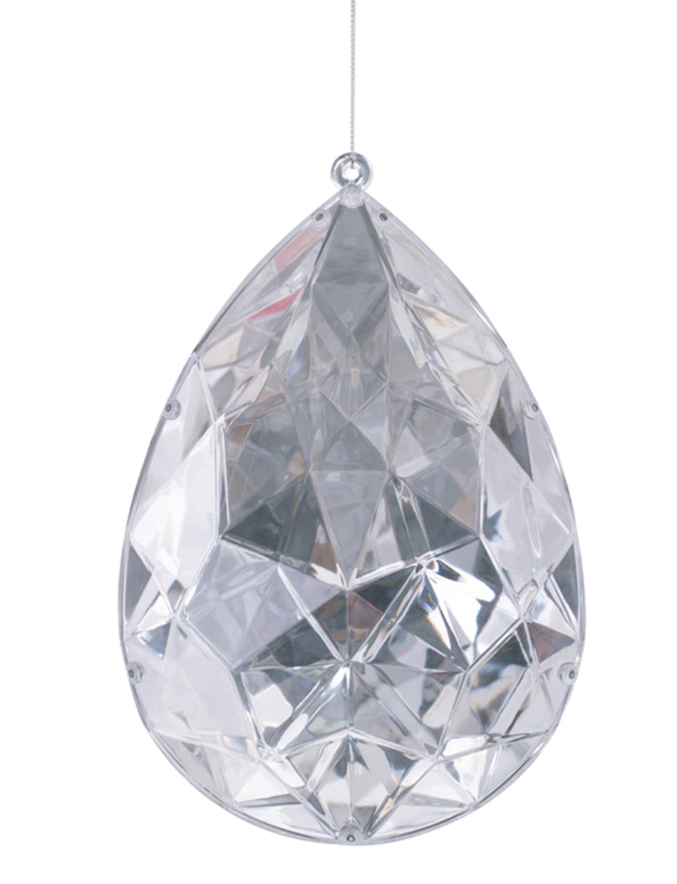Teardrop Clear Jewel Ornament 19cm