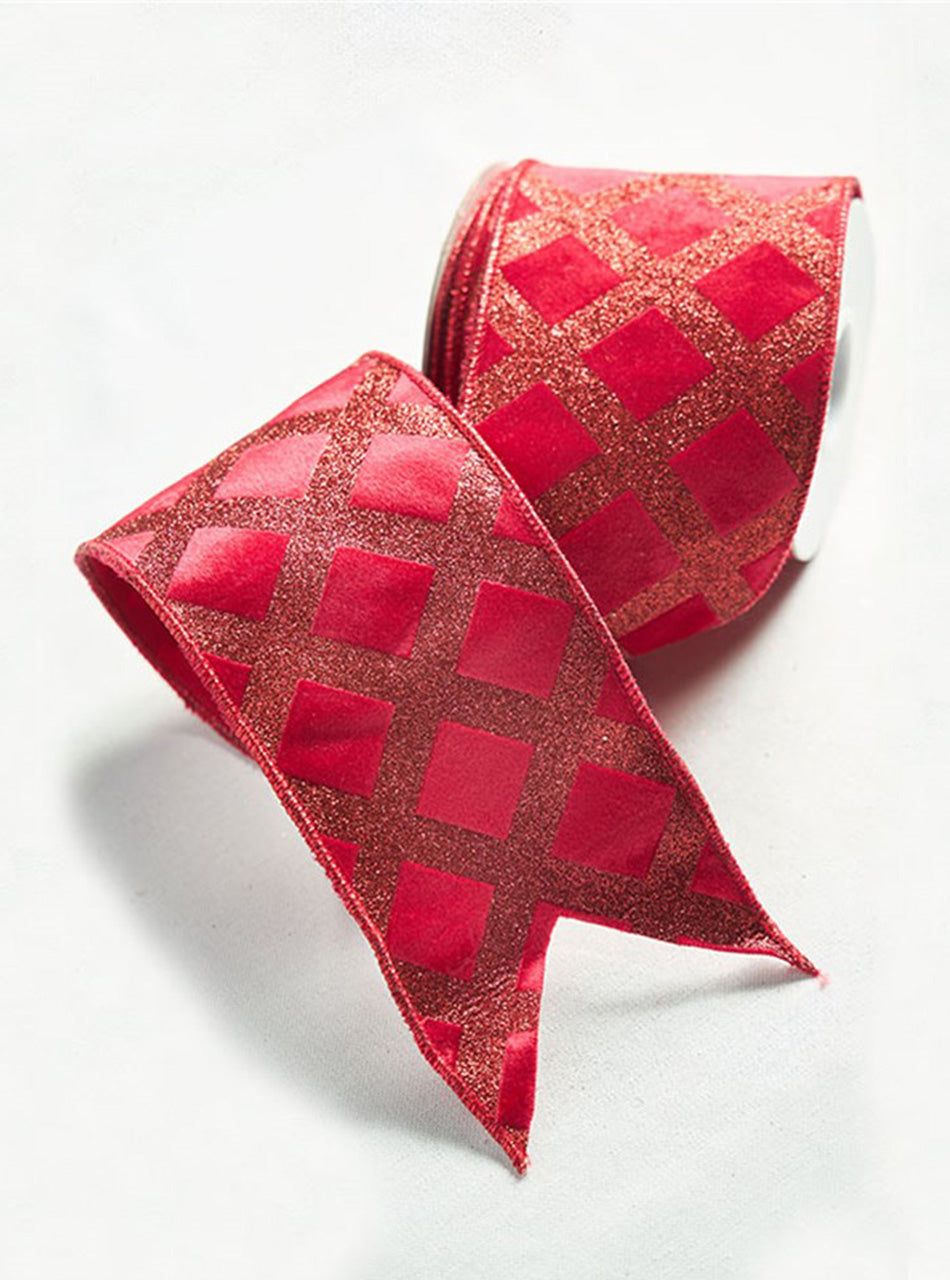 Red Lattice Ribbon