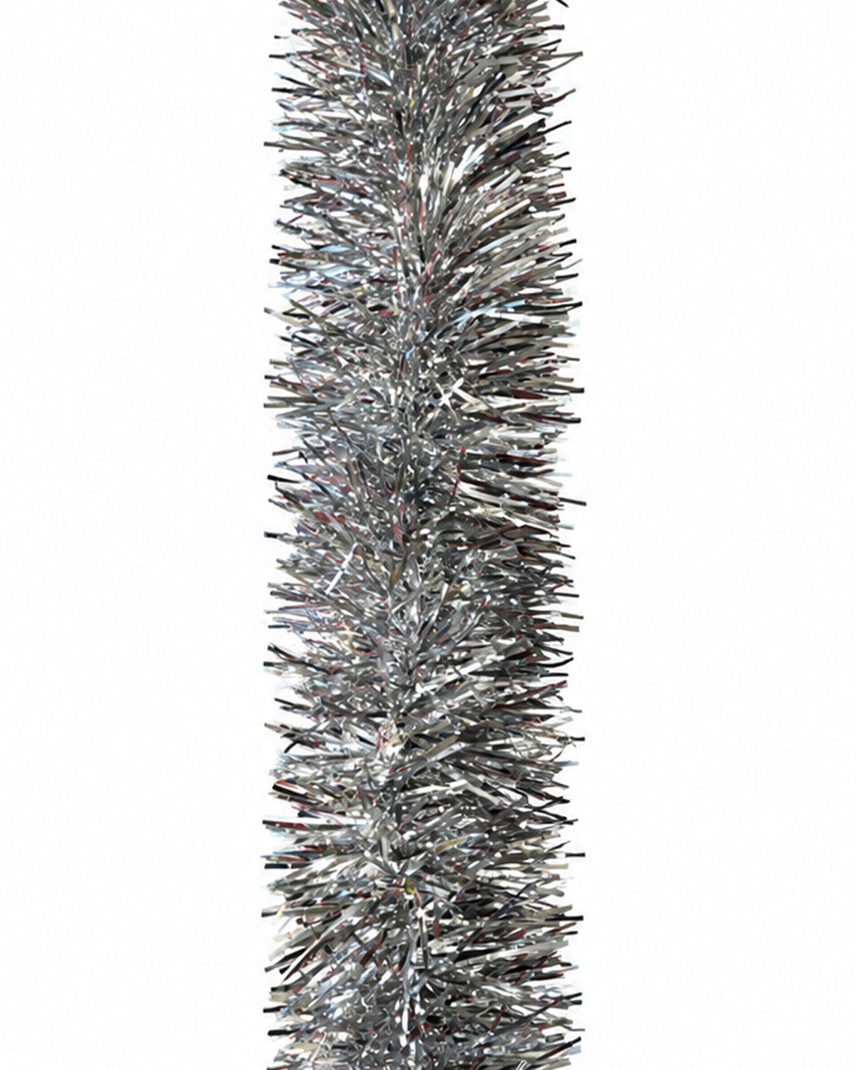 Premium Australian Made Christmas Tinsel 2.5m SILVER 100mm wide