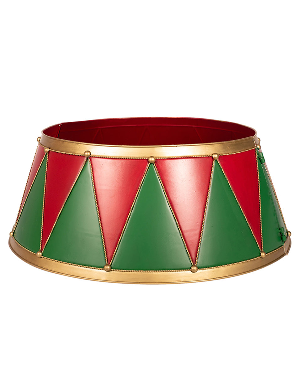 Christmas Drum Tree Collar Metal 69cm x 27cm