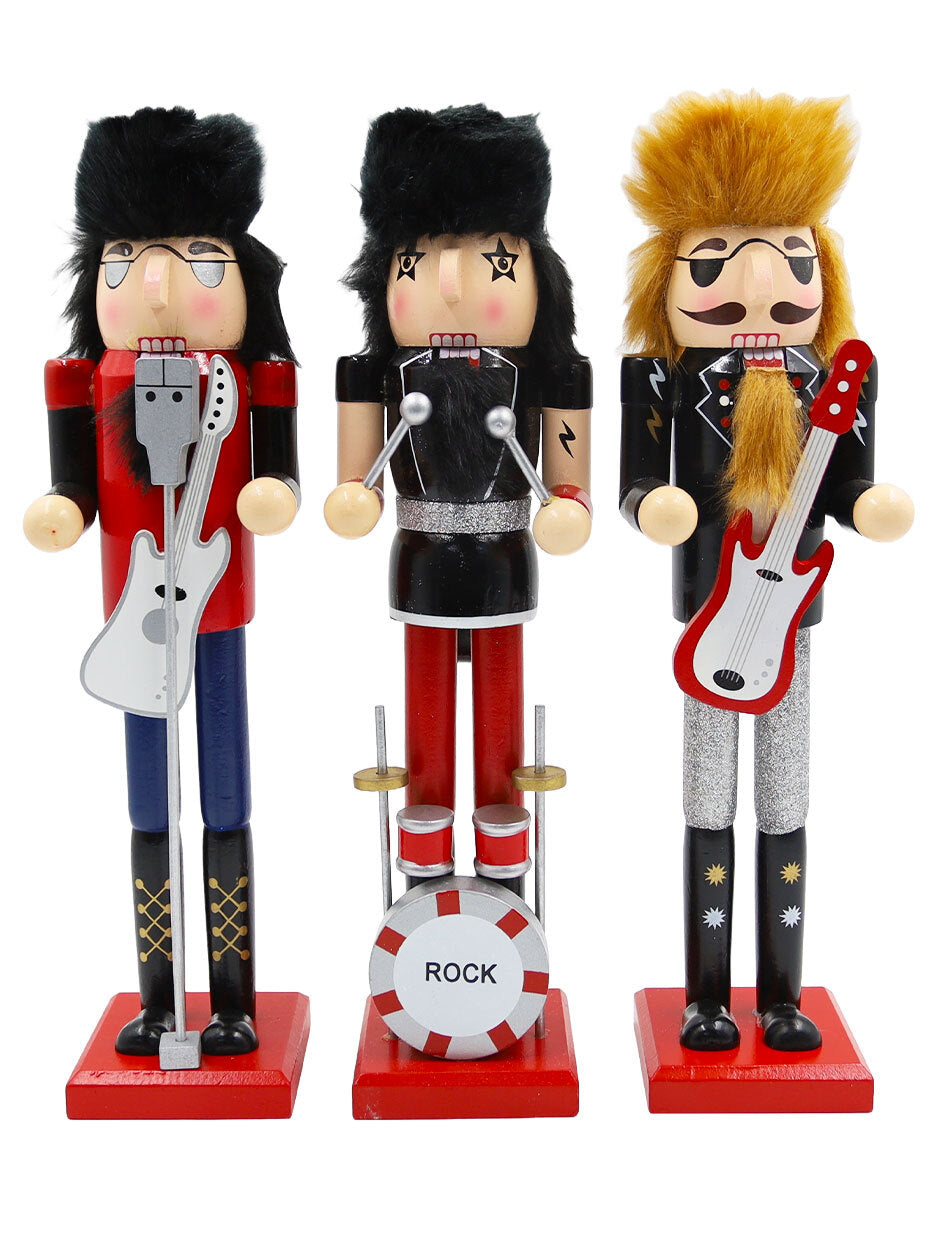 ROCK BAND DRUMMER Nutcrackers 38cm
