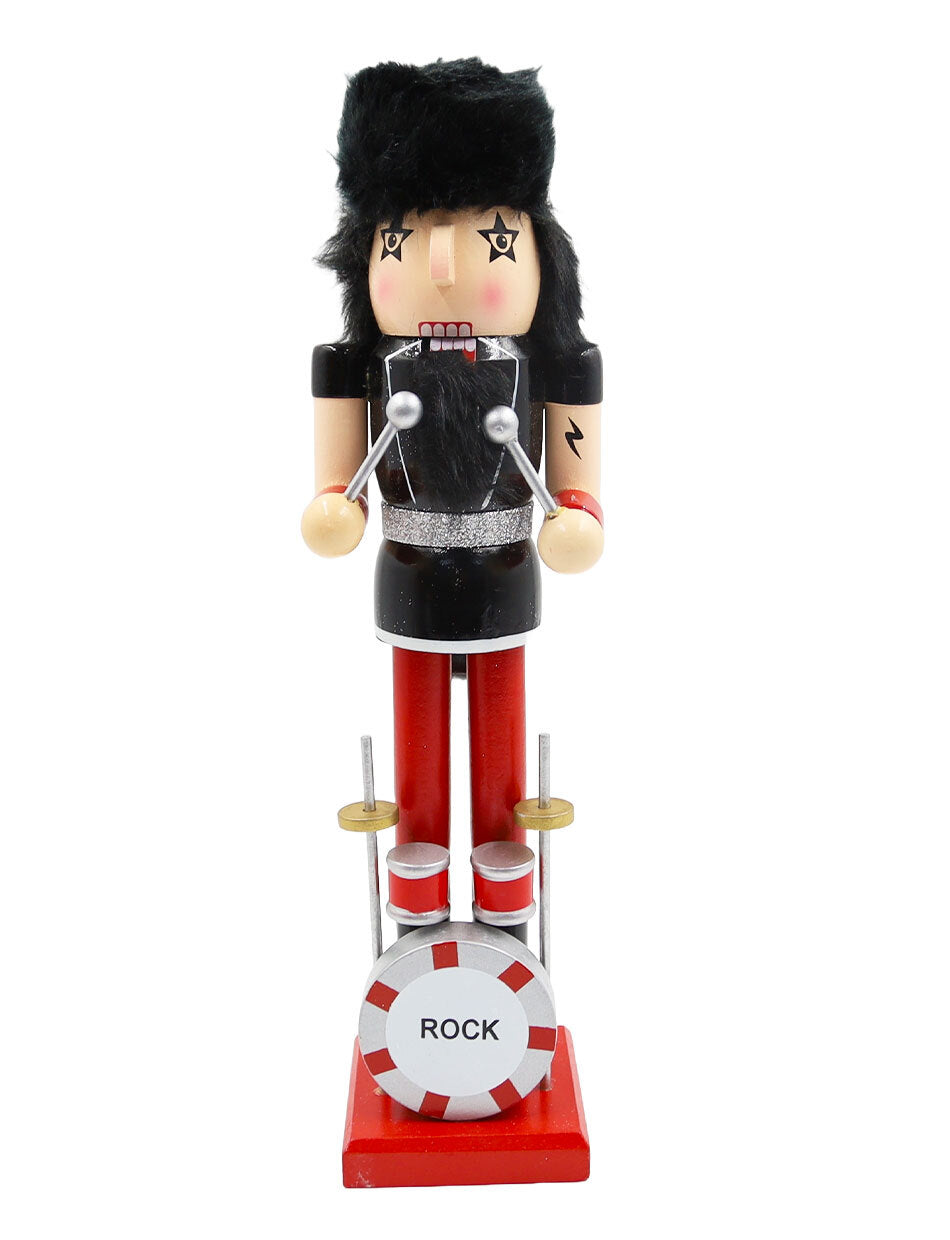 ROCK BAND DRUMMER Nutcrackers 38cm